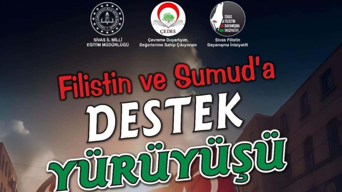 FİLİSTİN VE SUMUD'A DESTEK YÜRÜYÜŞÜ ETKİNLİKLERİMİZ